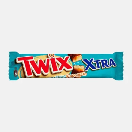 Шоколадный батончик Соленая карамель Twix Xtra 82г