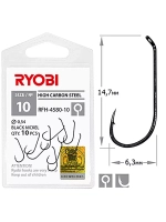 Крючок рыболовный RFH-4580 №12 ( 2 упк по 10шт)