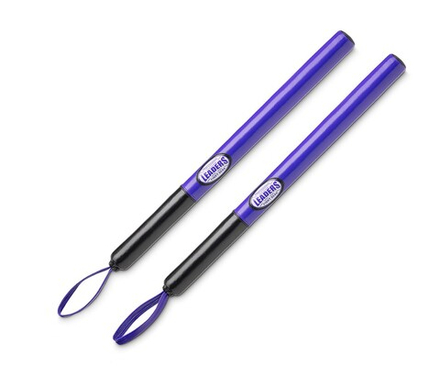 Тренерские палки LEADERS Boxing Punch Sticks PUR (ONE, кожа, фиолетовый)