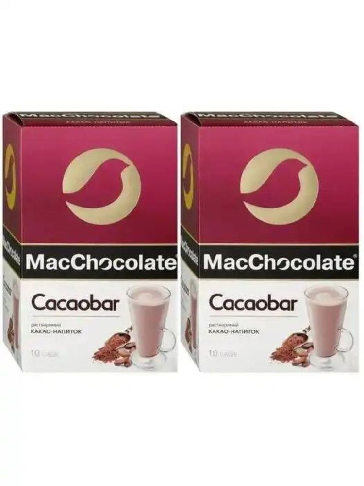 MacChocolate Cacaobar, 10 саше, 2 шт