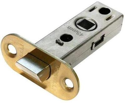 Защелка скругленная межкомнатная OL6-45 золото