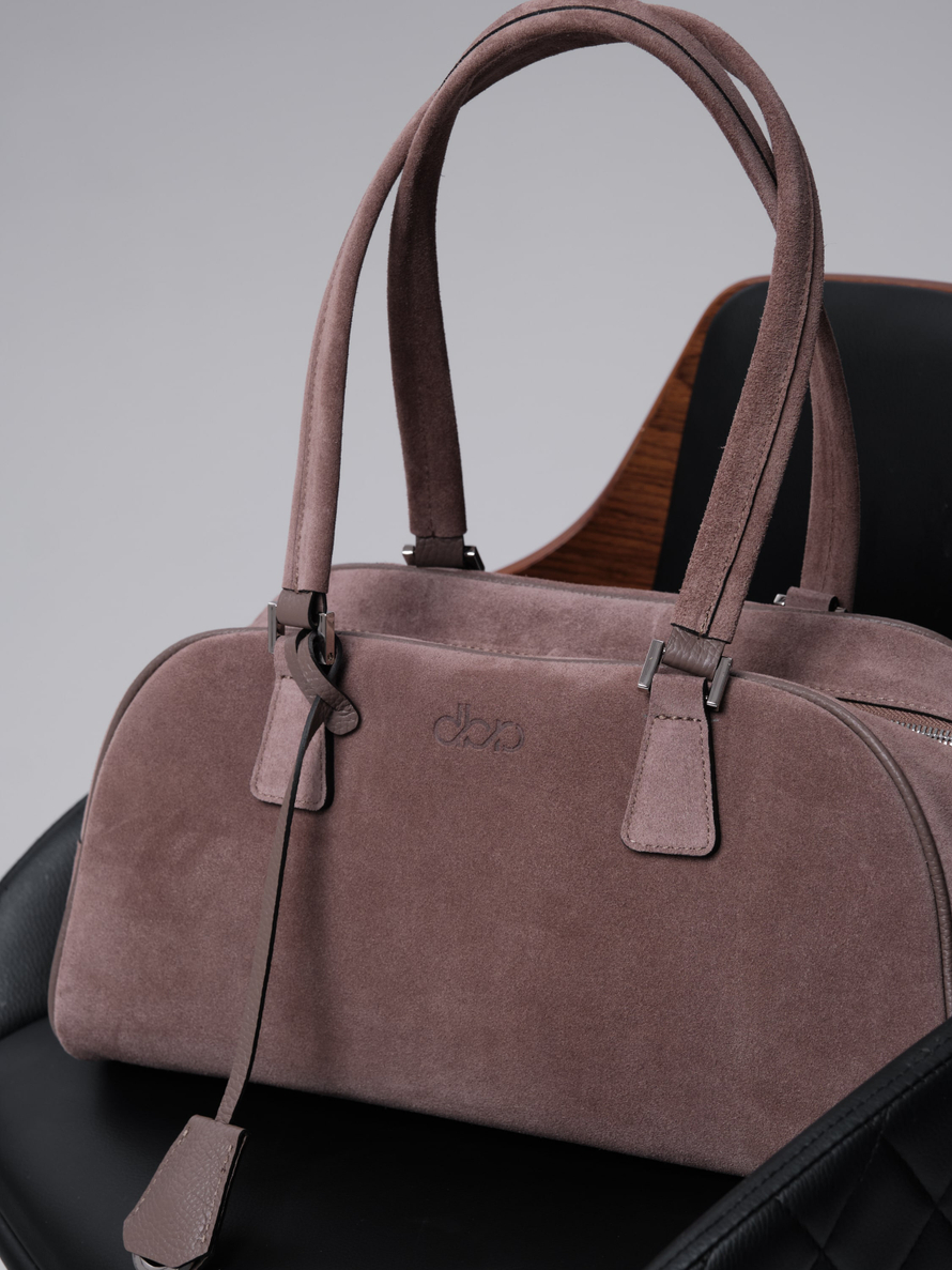 Замшевая сумка DBR 31358 капучино/велюр