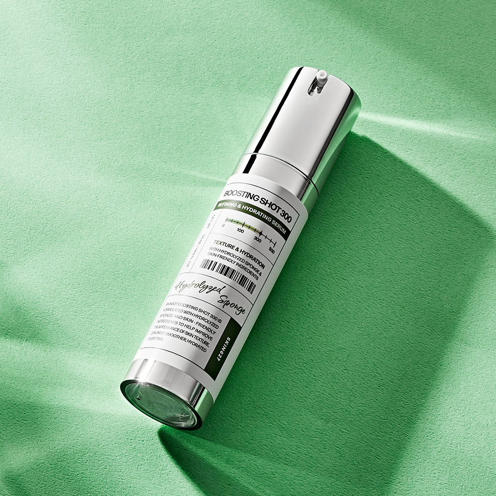 SKIN627 Бустер-сыворотка с микроиглами Boosting Shot 300 (50 мл)+ ПОДАРОК Тканевая маска Cica With Green Tea Facial Sheet Mask