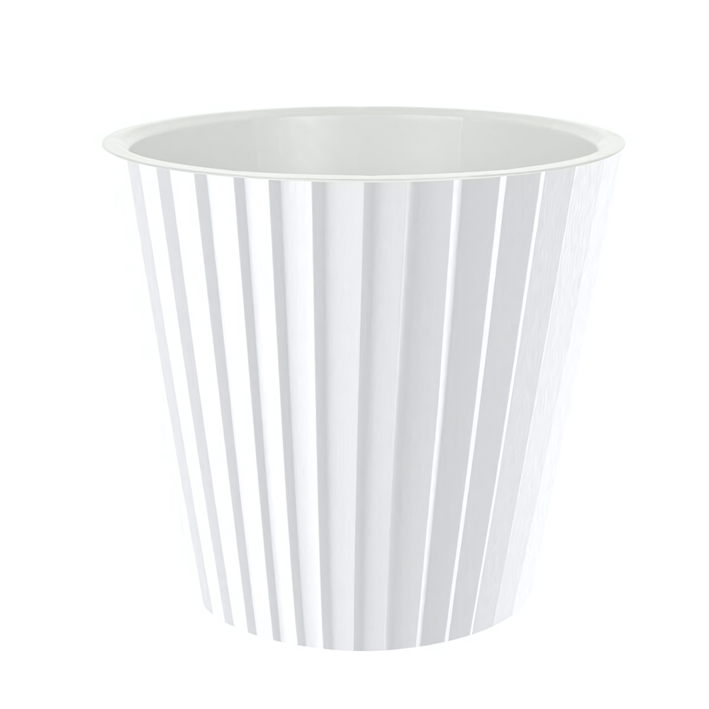 Горшок для цветов InGreen Sand D280мм, 10,5л c дренажной вставкой белый