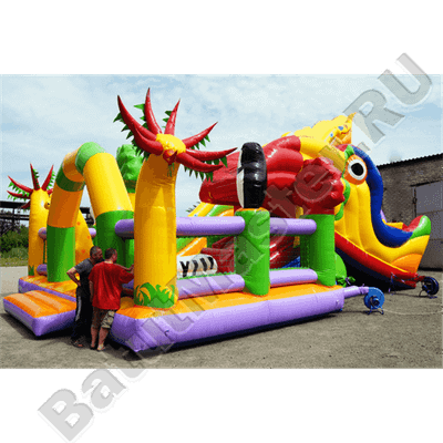 Большая и высокая горка "Африка 2"