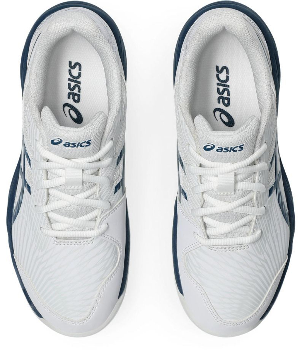 детские Кроссовки теннисные Asics Gel-Game 9 GS Clay/OC - white/mako blue