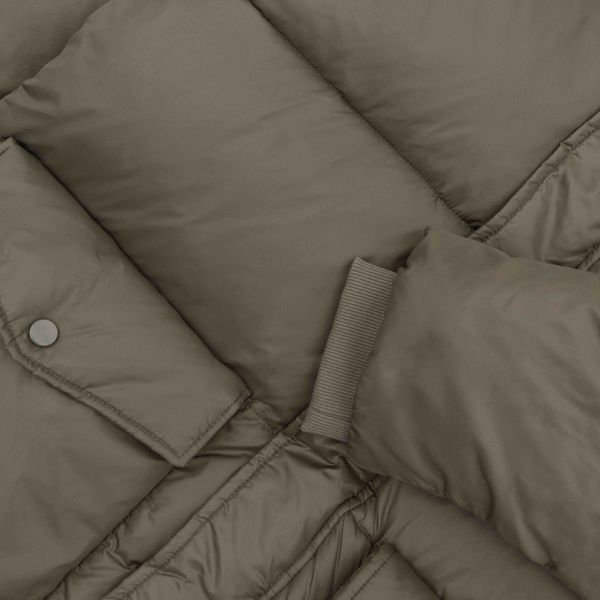 Пуховик FW24 Puffer Long темный хаки - фото 5