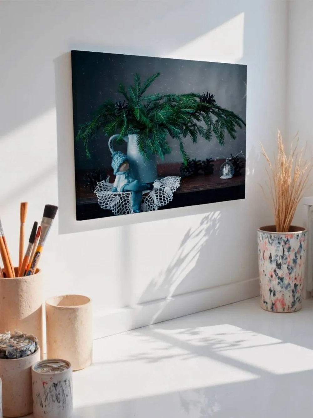 Картина на стену 40 X 50 Еловый натюрморт