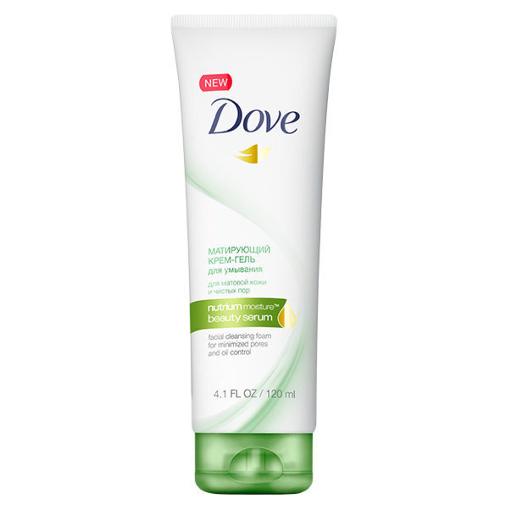 Dove Крем-гель для умывания Матирующий, 120 мл
