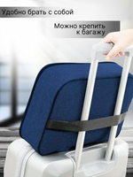 Водонепроницаемый органайзер для документов большой емкости сумка для хранения, синий