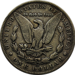 1 Доллар Morgan 1893 г. CC