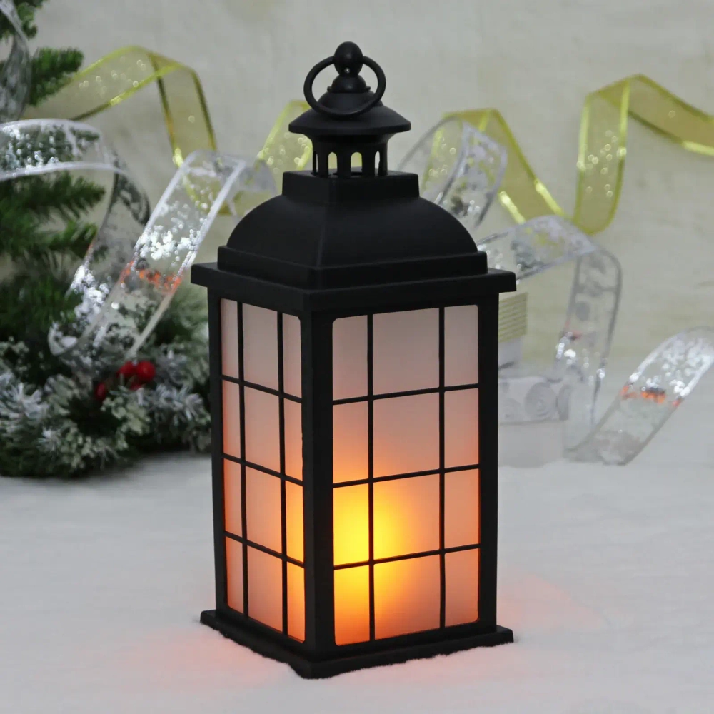 Сувенир с подсветкой «Сказочная лампа» 13*13*33 см (работает от 3*ААА), Черный