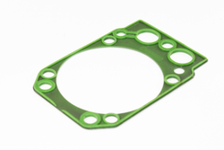 Прокладка ГБЦ КАМАЗ ЕВРО зеленый силикон, армированная с метал. каркасом стандарт (Балаково)
