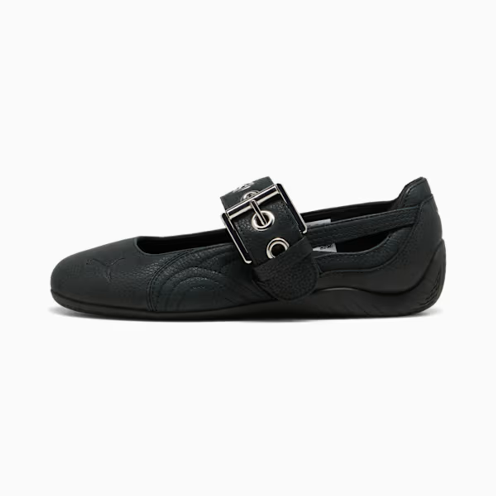 PUMA Женские кроссовки-балетки Speedcat, черный