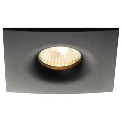 Встраиваемый светильник алюминиевый ЭРА KL104 BK MR16 GU5.3 черный | Алюминиевые встраиваемые светильники