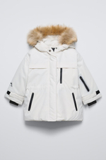 Куртка с капюшоном из искусственного меха water repellent and windproof — ski collection