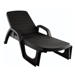 Шезлонг "Прованс", цвет шоколадный, макс. нагрузка до 250 кг.