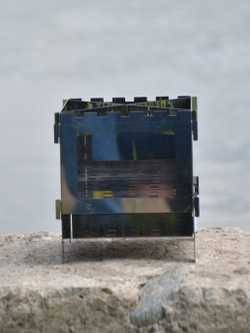 Следопыт / Печь туристическая - печка щепочниица походная, разборная. Изготовлена из нержавеющей стали.