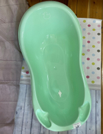 Ванна детская "Уточка" со сливом 102см (light green-салатовый)