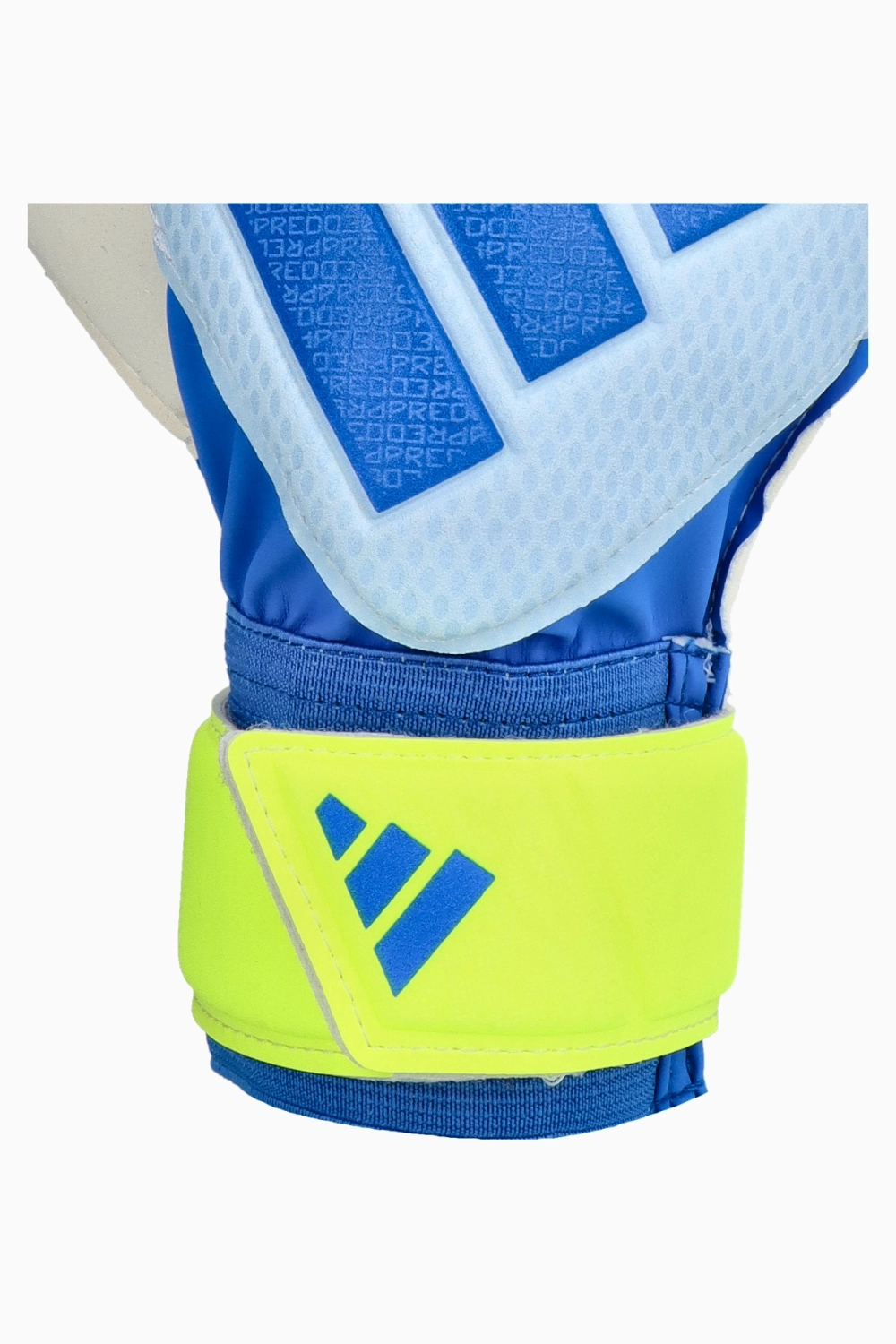 Вратарские перчатки adidas Predator Match Fingersave Junior - голубой