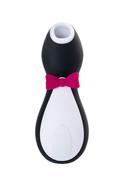 Вакуум-волновой бесконтактный стимулятор клитора Satisfyer Pro Penguin NG, силикон, черный, 11,5 см.
