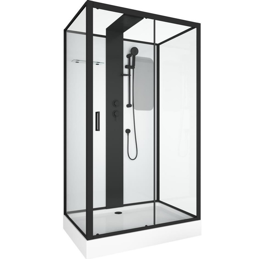 Душевая кабина Grossman Elegans GR252Q (120х80х217) дверь раздвижная,6 мест