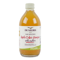 De Nigris Apple Cider Vinegar Unfiltered 500 ml / Уксус яблочный нефильтрованный