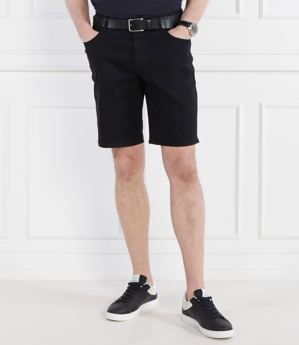 Джинсовые шорты Armani Exchange - черный(3DZJ65 Z2AAZ)