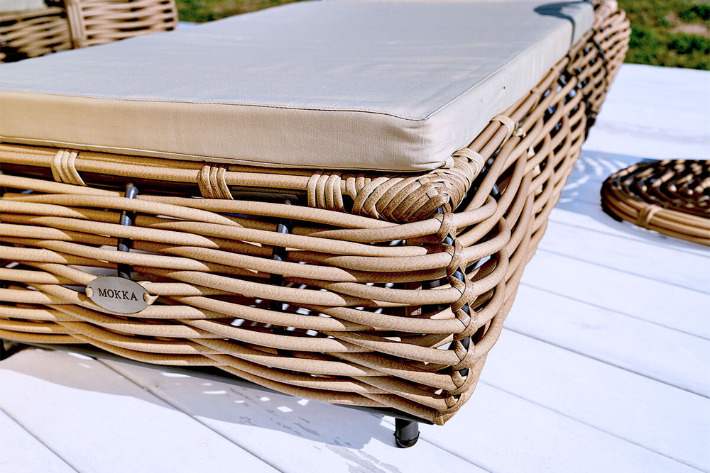 MOKKA MAJORCA Шезлонг, цвет соломенный