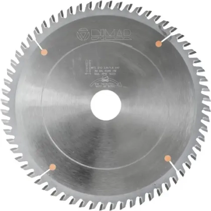 Пила для алюминиевых профилей D160x20x2,8 Z48 DIMAR 90202443