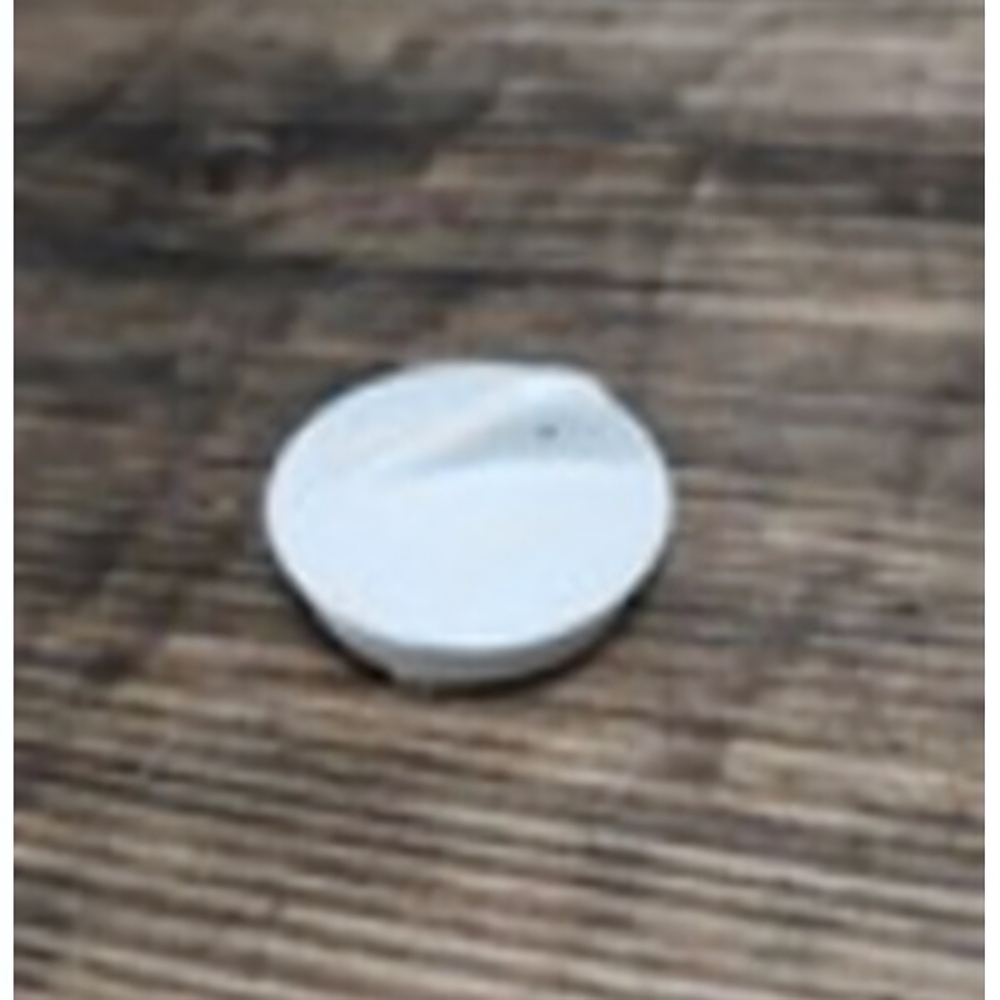 Пробка для ванны белая