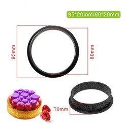 Форма перфорированная для выпечки (круглая) термопластик 8x2 см