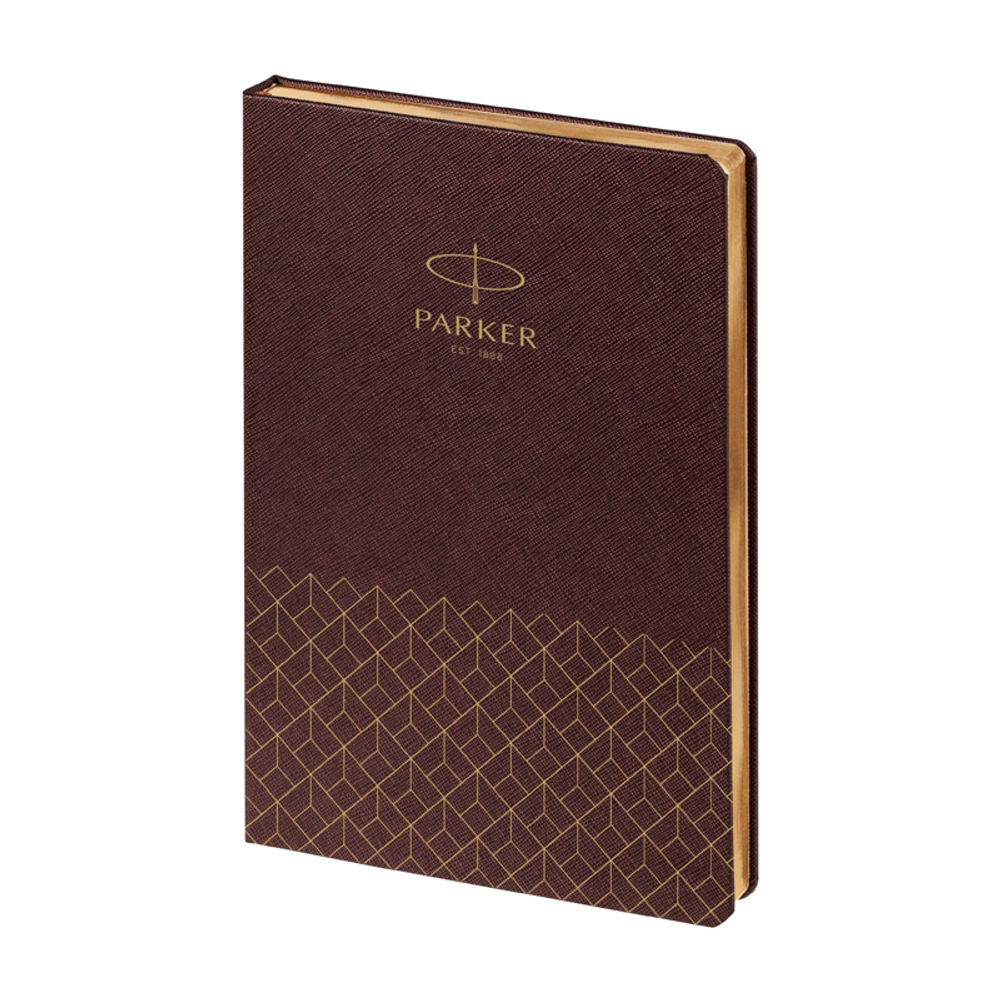 Ежедневник недатированный, коричневый c нанесением Logo Parker