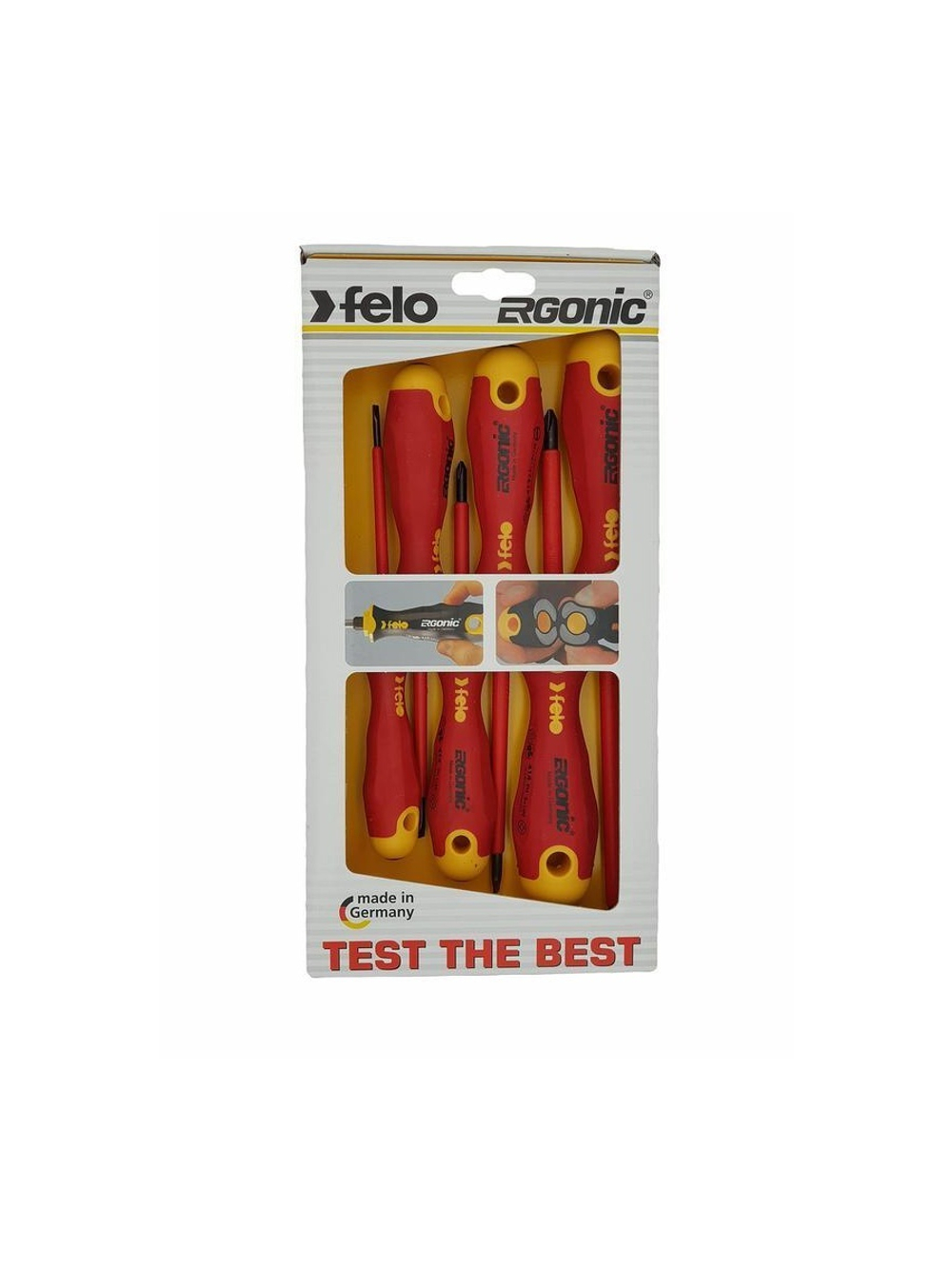 Набор диэлектрических отверток Ergonic (уп.6шт) Felo 41396198