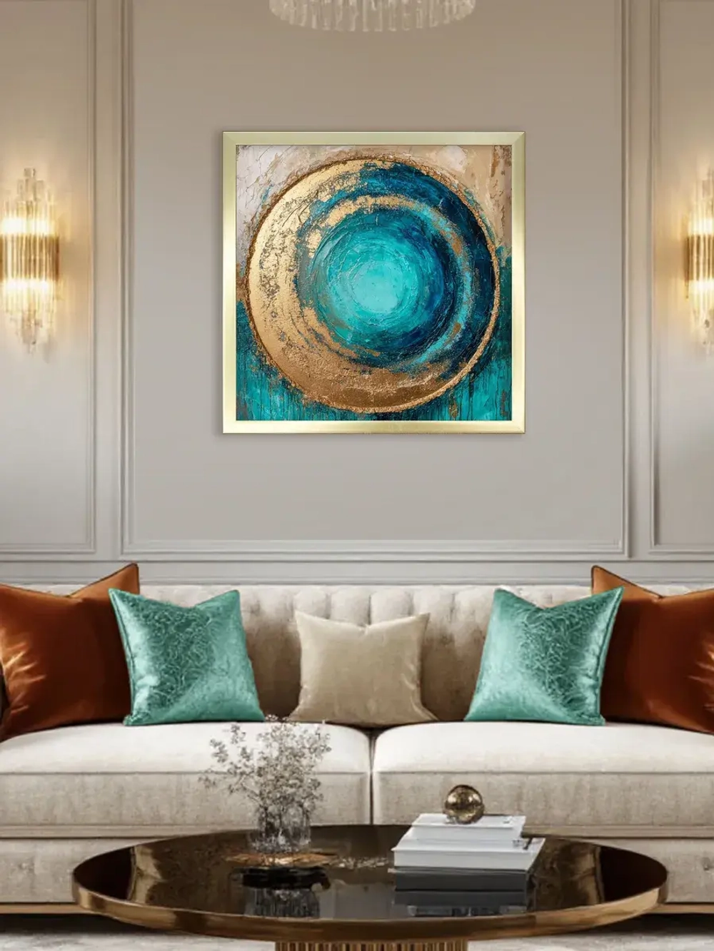 Картина на стену интерьерная на холсте 65*65 см