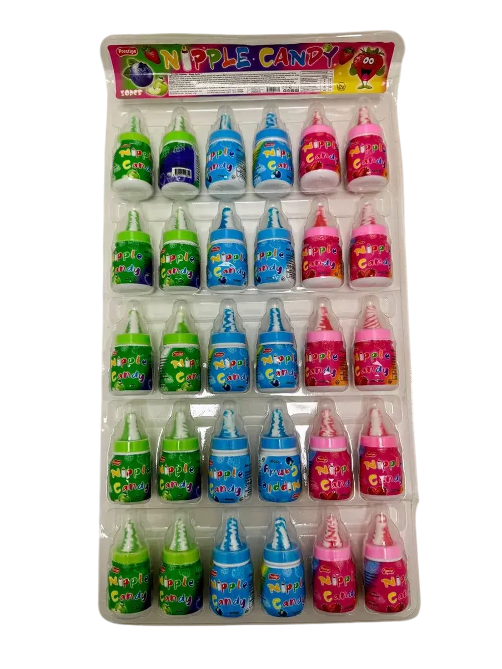 Леденцовая карамель в форме детской бутылки