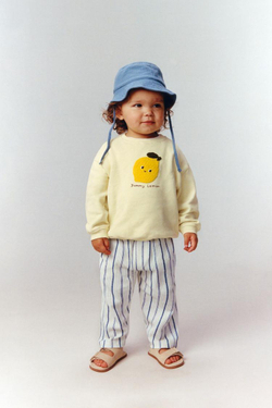 ZARA ПАНАМА ИЗ РЕЛЬЕФНОЙ ТКАНИ, СИНИЙ