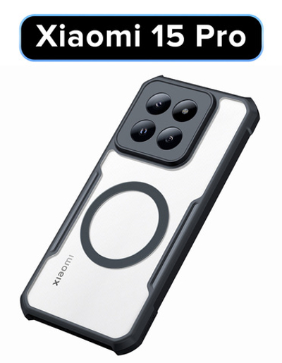 Чехол для Xiaomi 15 Pro c Магсейф противоударный с усиленными углами XUNDD