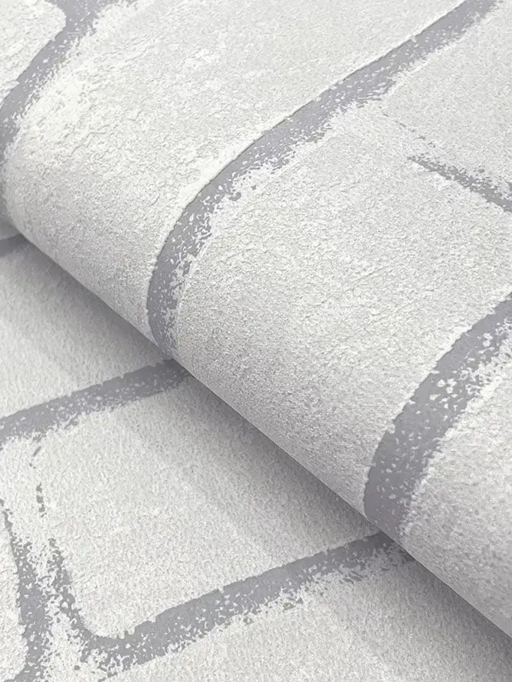 Обои флизелиновые, кирпич серый, метровые, для кухни, Стена (VILIA, 1591-21)