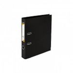 Папка-регистратор inФОРМАТ 55 мм двухстор.PVC черный метал.окант. съемн. мех. карман д/маркир.этикет