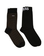 носки 2 пары marc BOSS BLACK - черный(50467722)