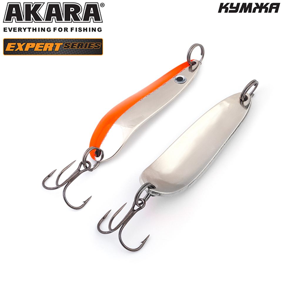 Блесна колеб. Akara Expert Кумжа 55 мм 13 гр. 15/SIL
