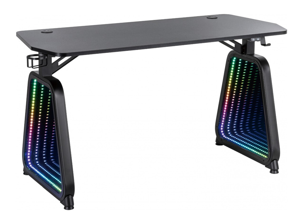 Стол компьютерный Cactus CS-GMD-BK-RGB