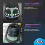 Бамперная машинка «Пламя» на аккумуляторе с LED-подсветкой и музыкой для автодрома