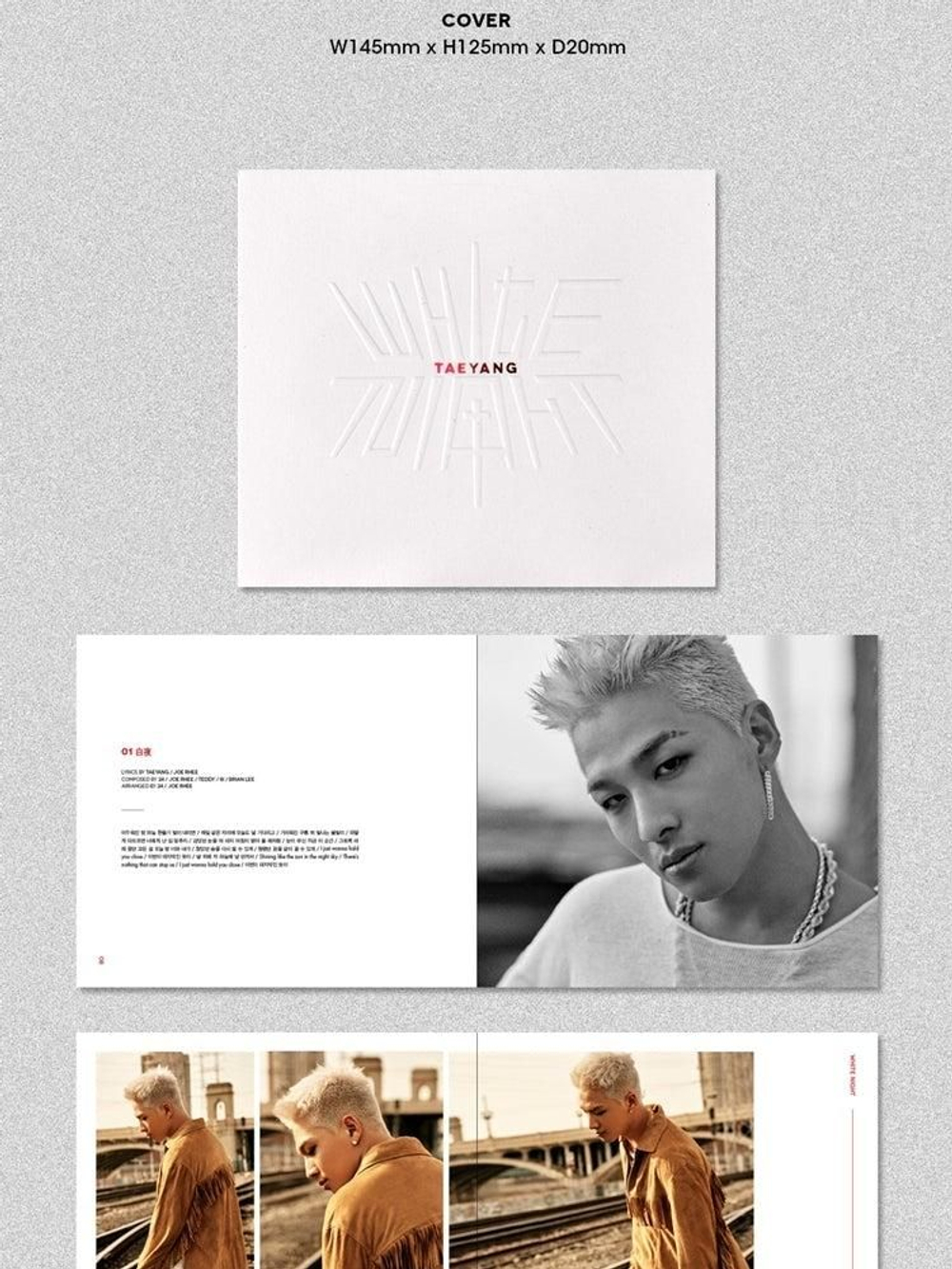 Альбом Bigbang Taeyang - White Night 3rd Album RANDOM Version