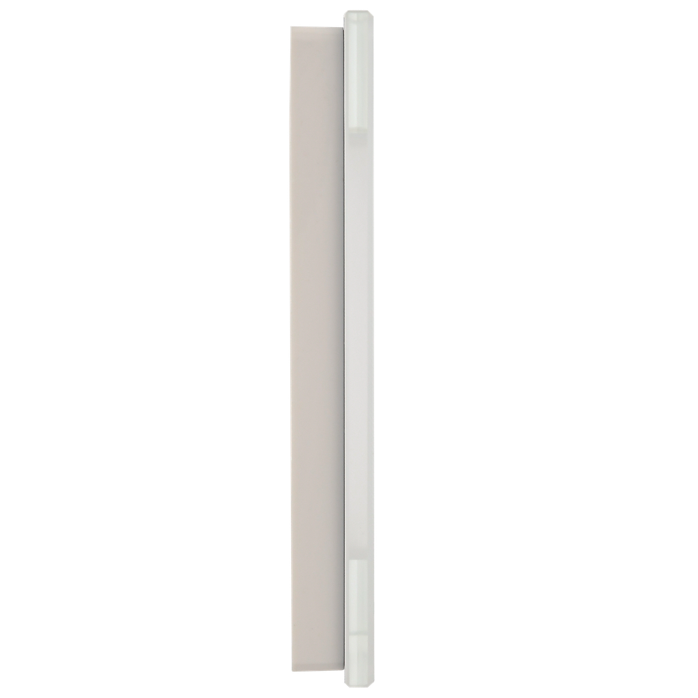 BRITE Рамка 1-местная РУ-1-2-Бр стекло белый матовый IEK