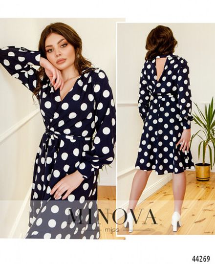 Платье 1078Н-синий Minova Фото 1