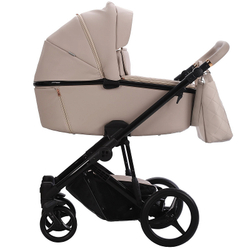 Детская коляска Bebetto Loren Gloss 3 в 1 с автокреслом Avionaut Cosmo 05 св.бежевая кожа