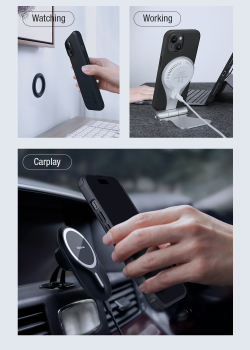 Усиленный чехол зеленого цвета (Deep Green) от Nillkin c поддержкой зарядки MagSafe для iPhone 15, серия Super Frosted Shield Pro Magnetic Case