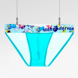 Мужские трусы танга голубые PUMP! MP298-17